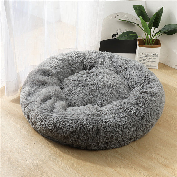 Round Plush Pet Nest