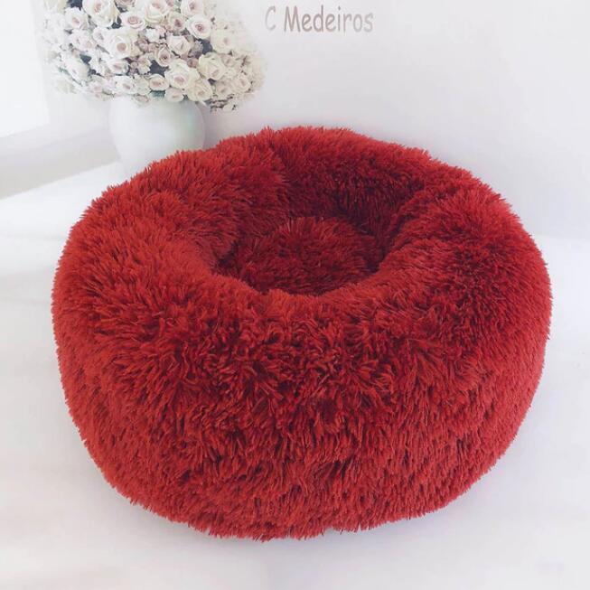 Round Plush Pet Nest