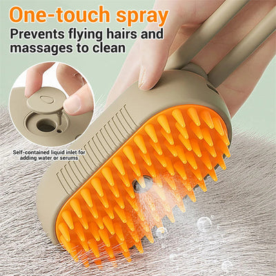 3 In 1 Electric Spray Cat Hair Brush