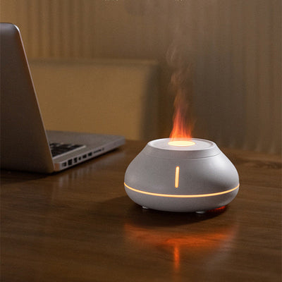 Colorful Simulation Flame Humidifier