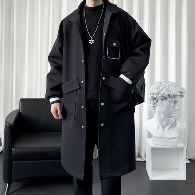 Mid-Length Temperament Overcoat