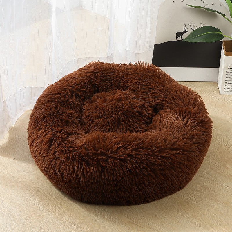 Round Plush Pet Nest