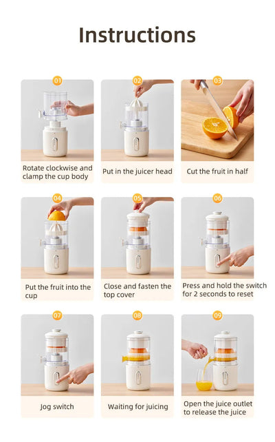 Multifunctional Wireless Electric Juicer