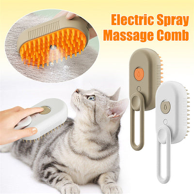 3 In 1 Electric Spray Cat Hair Brush