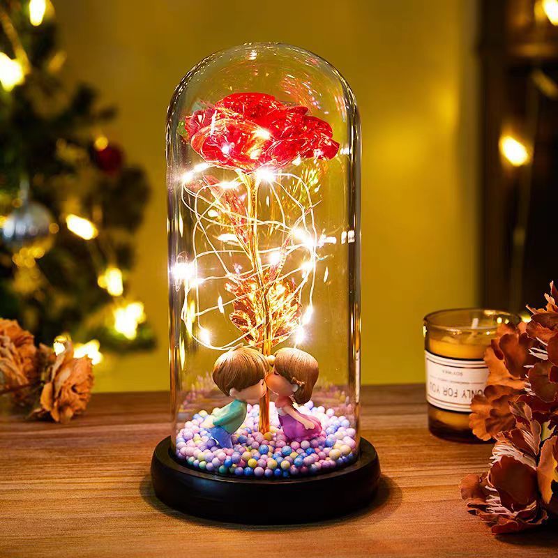 Valentine's Day Gifts LED Light Foil Flower