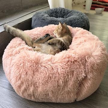 Round Plush Pet Nest