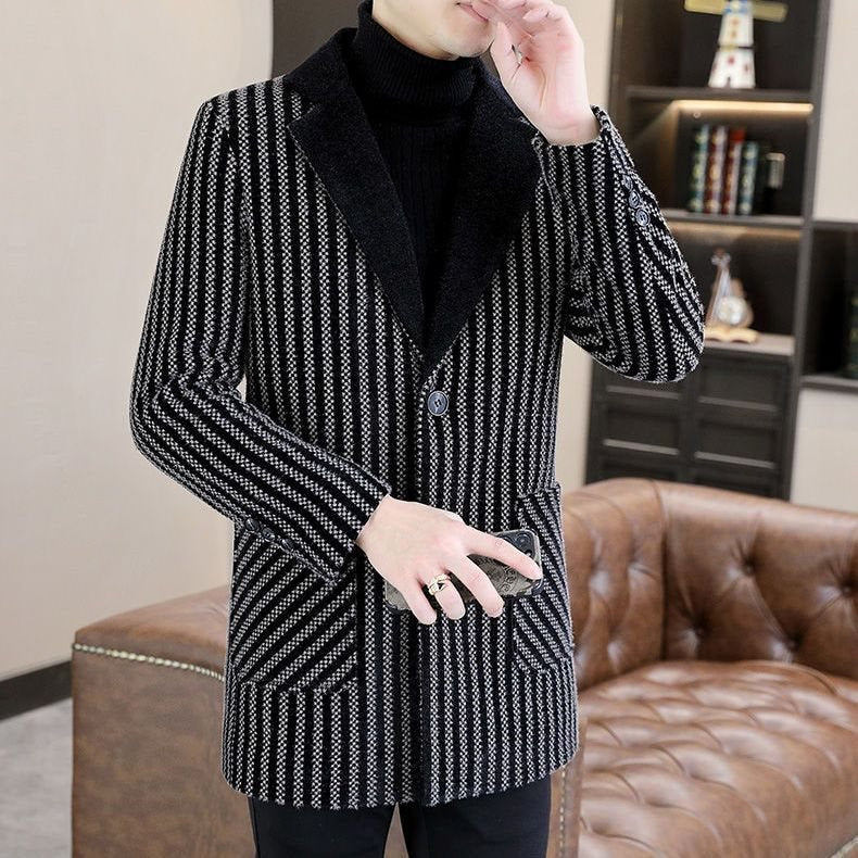 High-Grade Mid-length Men's Coat