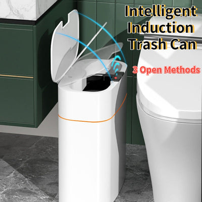 Smart Trash Can With Lid For Bedroom