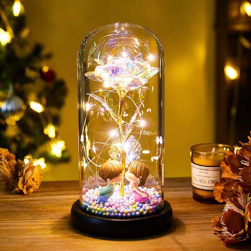 Valentine's Day Gifts LED Light Foil Flower