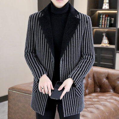 High-Grade Mid-length Men's Coat