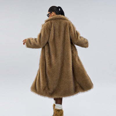 Winter Extended Imitation Fur Coat