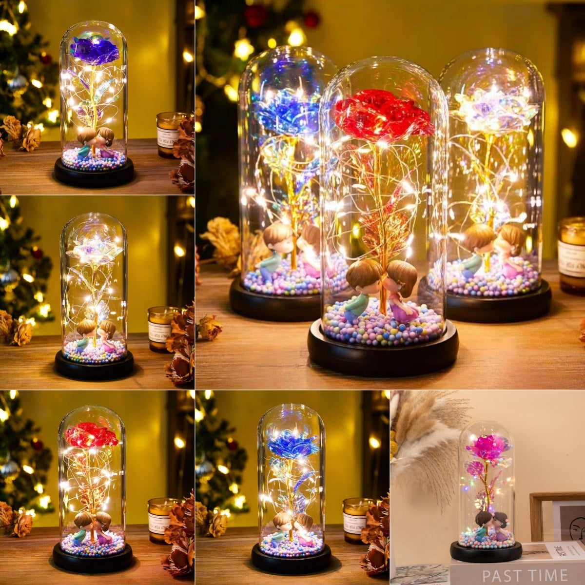 Valentine's Day Gifts LED Light Foil Flower